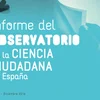 image for Report of Observatory of citizen science in Spain 2016