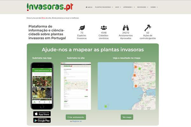image for Plataforma INVASORAS.PT