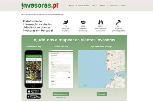 Image for Plataforma INVASORAS.PT