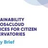 image for Sustainability of Cos4Cloud services for Citizen Observatories. Policy Brief
