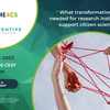 image for What transformations are needed for research institutes to support citizen science?
